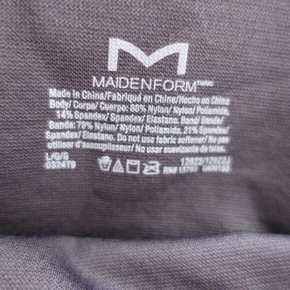 NEW Maidenform Ultra Tummy-Control Seamless High Waist Thigh Slimmer Black Sz L - Picture 6 of 6